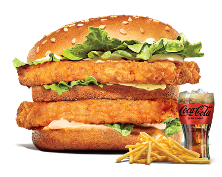 Double Chickenburger Menu