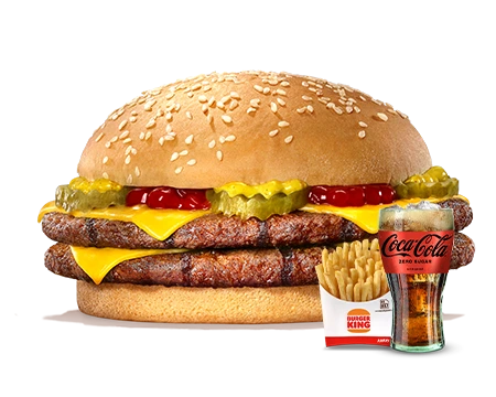 Double Cheeseburger Menu