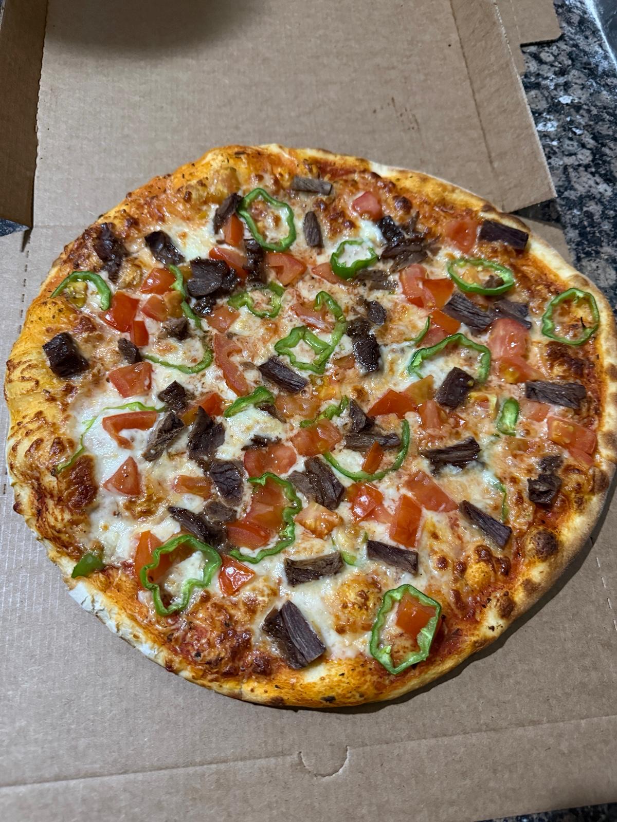 Roasted Meat Pizza